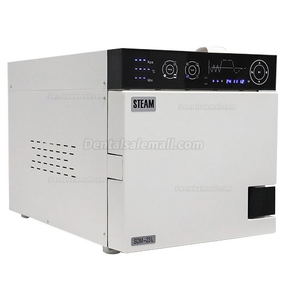 SDM 18L/23L Dental Autoclave Steam Sterilizer Class B with Printer